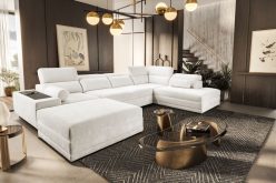 Rozkładana sofa U z barkiem i idnukcyjnym ładowaniem ASTON 6 23