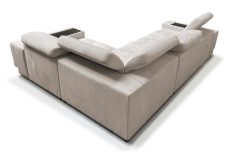 Rozkładany narożnik z ładowarką indukcyjną i barkiem ASTON 2 26