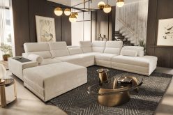 Rozkładany wypoczynek w kształcie litery C z barkiem i ładowaniem indukcyjnym ASTON 10 19