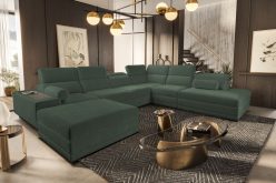 Rozkładany wypoczynek w kształcie litery C z barkiem i ładowaniem indukcyjnym ASTON 10 23