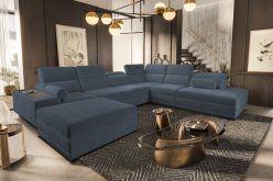 Rozkładany wypoczynek w kształcie litery C z barkiem i ładowaniem indukcyjnym ASTON 10 21