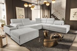 Rozkładany wypoczynek w kształcie litery C z barkiem i ładowaniem indukcyjnym ASTON 10 22