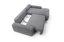 Sofa narożna z dużym pojemnikiem i funkcją spania COCO 7
