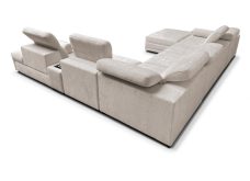 Sofa podkowa z funkcją spania z zamykanym barkiem i ładowarką ASTON 17 27 Sofa podkowa z funkcją spania z zamykanym barkiem i ładowarką ASTON 17 26