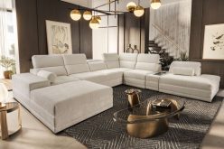 Sofa podkowa z funkcją spania z zamykanym barkiem i ładowarką ASTON 17 21 Sofa podkowa z funkcją spania z zamykanym barkiem i ładowarką ASTON 17 20