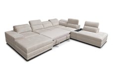 Sofa podkowa z funkcją spania z zamykanym barkiem i ładowarką ASTON 17 26 Sofa podkowa z funkcją spania z zamykanym barkiem i ładowarką ASTON 17 25