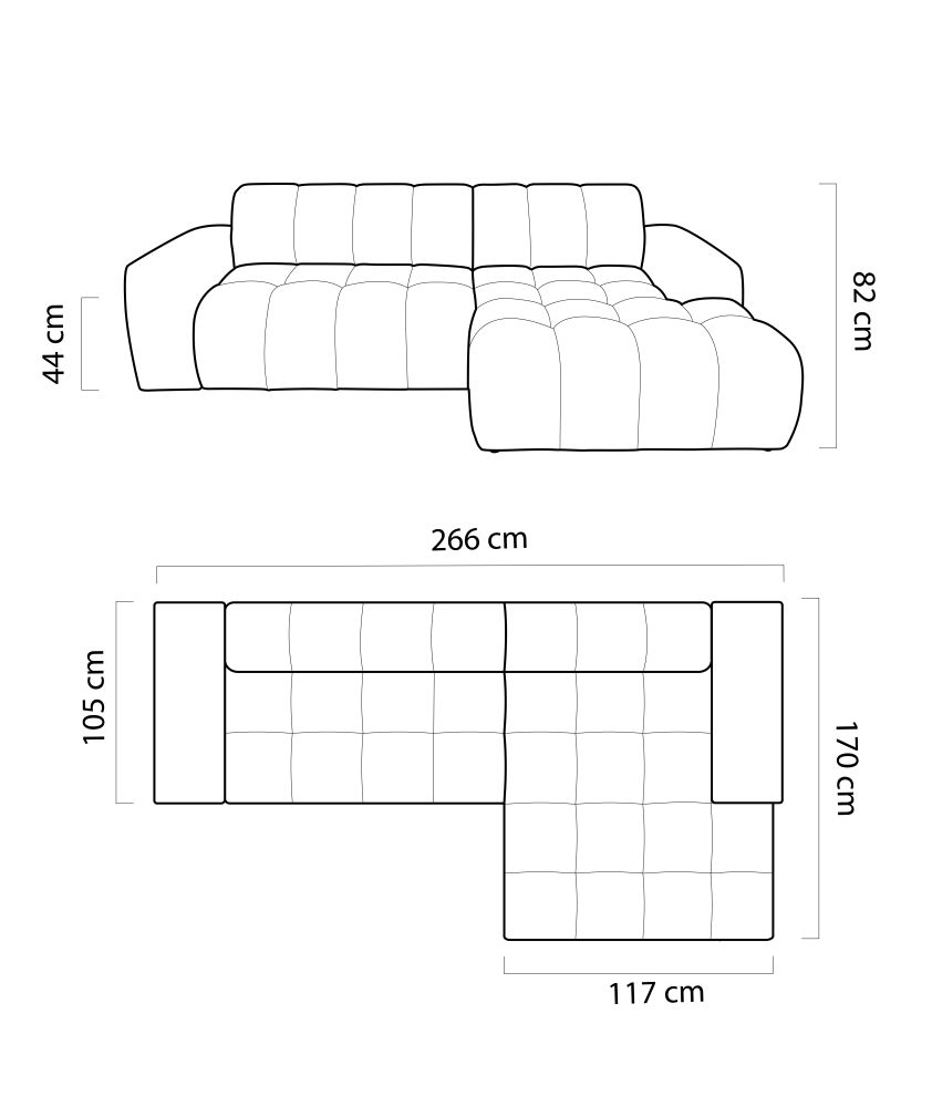 Subtelny narożnik z elektrycznym sterowaniem siedziska NUBANO 5
