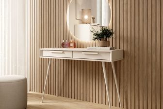 Nowoczesna toaletka w kolorze kaszmiru