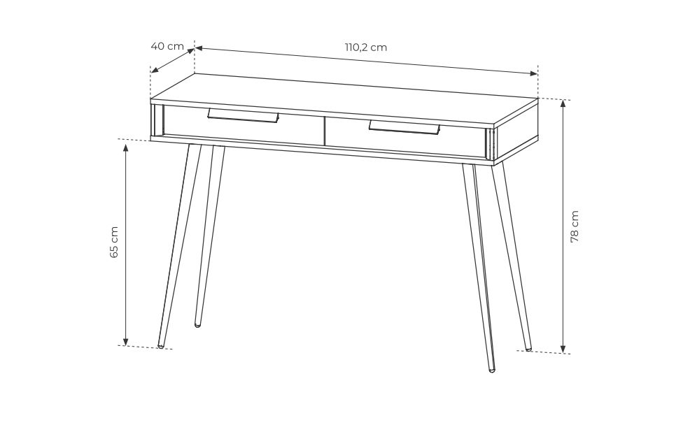 Toaletka w kolorze kaszmiru SATIN 4