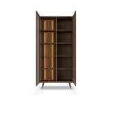 Witryna ciemne drerwno z LED HEBAN 16 Witryna ciemne drerwno z LED HEBAN 8