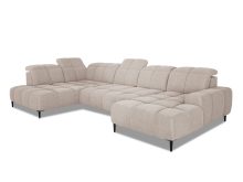 Wolnostojący narożnik elektryczny U z zagłówkami SOLVATO 3 2