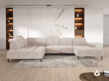 Ekskluzywny narożnik podkowa z elektrycznym sterowaniem