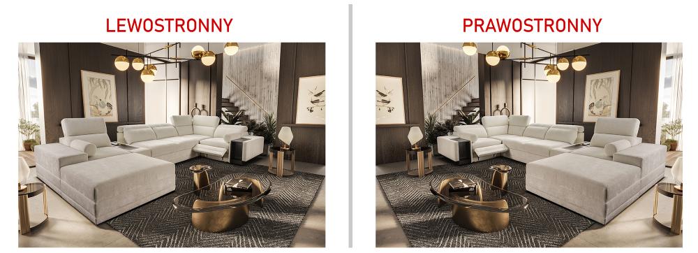 Wypoczynek w kształcie U z funkcją spania ze sterowanym podnóżkiem barkiem i ładowarką ASTON 14 MIX 29 Wypoczynek w kształcie U z funkcją spania ze sterowanym podnóżkiem barkiem i ładowarką ASTON 14 MIX 28