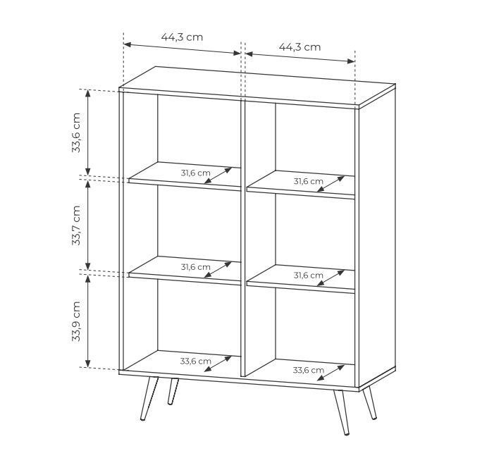 Wysoka komoda ciemne drewno z oswietleniem LED 94 cm HEBAN 18 Wysoka komoda ciemne drewno z oswietleniem LED 94 cm HEBAN 10