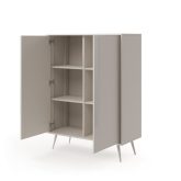 Wysoka komoda w kolorze kaszmiru 97 cm SATIN 3