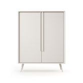 Wysoka komoda w kolorze kaszmiru 97 cm SATIN 1