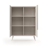 Wysoka komoda w kolorze kaszmiru 97 cm SATIN 2