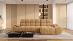 Zgrabna sofa rogowa do modnego salonu