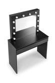Czarna toaletka z lustrem LED HOLLYWOOD 4