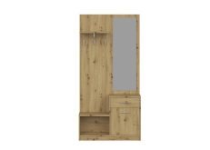 Mały nowoczesny przedpokój dąb artisan PERGO 1