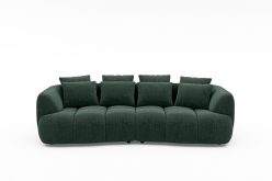 Przytulna bigsofa półokrągła do dużego salonu VELESSA 3