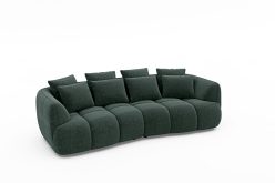 Przytulna bigsofa półokrągła do dużego salonu VELESSA 2