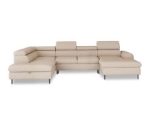 Smukła sofa U kształtna z zagłówkam i z funkcją spania VECTOR 3 3