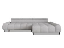 Sofa narożna geometryczna z elektrycznym wysuwem siedziska ESSENCE 1 2