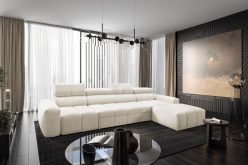 Duży narożnik rodzinny z funkcją spania MARBELLA 12 17 Beżowy narożnik rodzinny