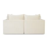 Dwuosobowa sofa modułowa z miękka tapicerką QUATTRO 3