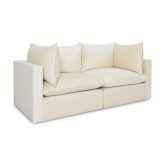 Dwuosobowa sofa modułowa z miękka tapicerką QUATTRO 2