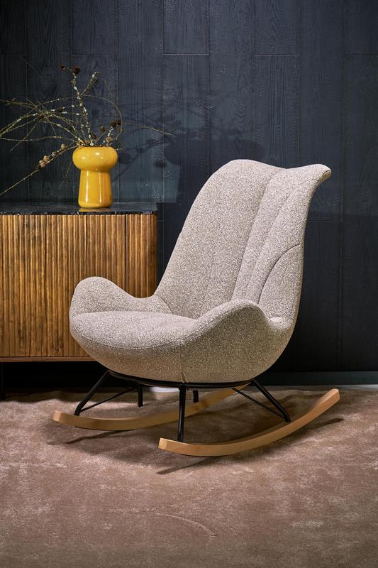 Rocking chair beżowy LUIS 2 Rocking chair