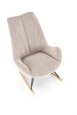 Rocking chair beżowy LUIS 5 Rocking chair beżowy LUIS 3