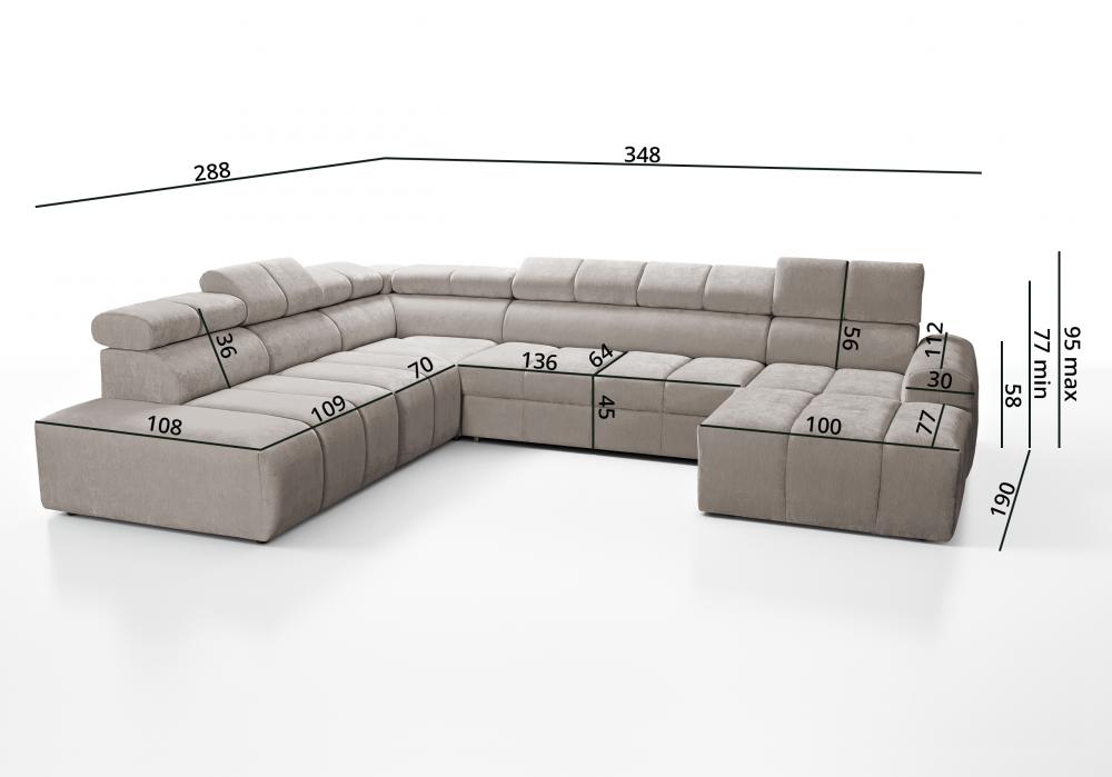 Sofa typu C z funkcją spania MARBELLA 10 27 Sofa typu C z funkcją spania MARBELLA 10 9