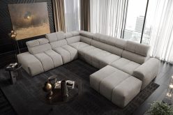 Sofa typu C z funkcją spania MARBELLA 10 18 WIelka sofa typu C z funkcją spania codziennego