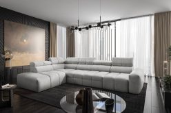 Wielki narożnik z podwójnym bokiem z funkcją spania MARBELLA 11 15 Premium narożnik z podwójnym bokiem
