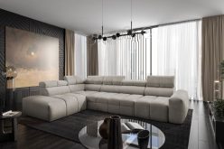 Wielki narożnik z podwójnym bokiem z funkcją spania MARBELLA 11 18 Modny i wygodny narożnik z podwójnym bokiem