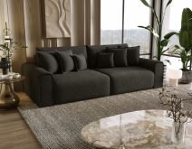 Bigsofa ze sprężynami kieszeniowymi z ogromną powierzchnią spania 228x184 HAPPY 10 Bigsofa sprężyny pocket do codziennego spania