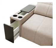 Ekskluzywna sofa rogowa z wydłużonym siedziskiem z funkcją spania MIRACLE 11 6