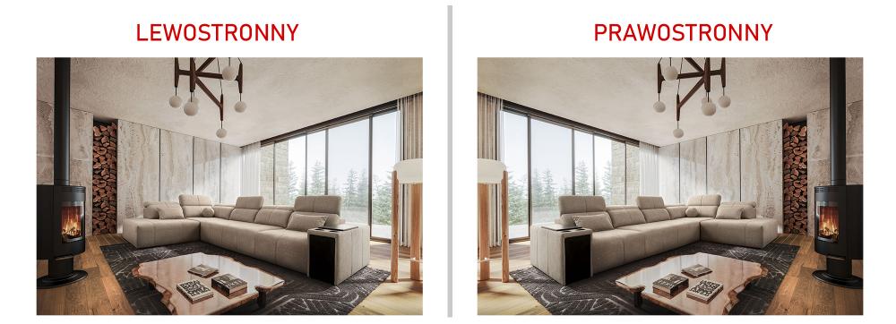 Ekskluzywna sofa rogowa z wydłużonym siedziskiem z funkcją spania MIRACLE 11 10