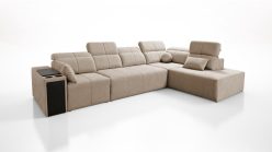 Ekskluzywna sofa rogowa z wydłużonym siedziskiem z funkcją spania MIRACLE 11 1