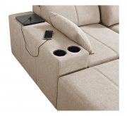 Rozkładana sofa z dwoma szezlongami z ładowarką MIRACLE 10 30 Rozkładana sofa z dwoma szezlongami z ładowarką MIRACLE 10 5