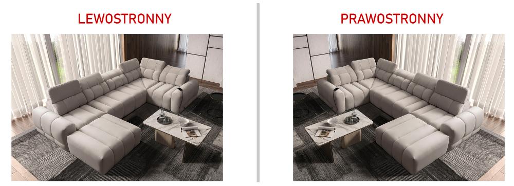Sofa rogowa U z funkcją spania z ładowarką do smartfona INFERNO 4 29 Sofa rogowa U z funkcją spania z ładowarką do smartfona INFERNO 4 10