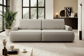 Nowoczesna sofa sprężynowa z dużym spaniem SOLENA 6 Nowoczesna kanapa na sprężynach z dużą powierzchnią spania