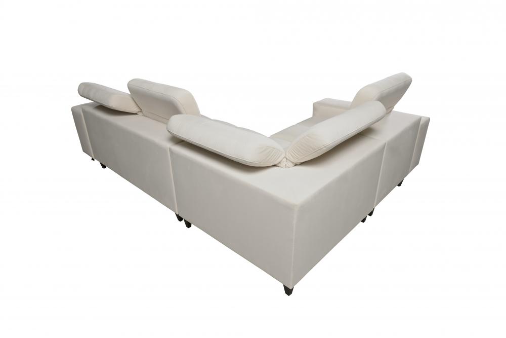 Prestiżowa sofa rogowa z funkcją spania CALVANO 3 4