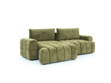 Rozkładana sofa narożnik w jednym na piance HR ASTI 2