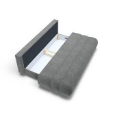 Rozkładana sofa bez luźnych poduch w minimalistycznym stylu BELARO 3