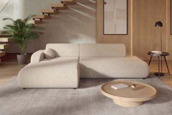 Wielka sofa rogowa do salonu spania