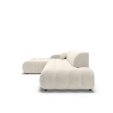 Wielka sofa rogowa w minimalistycznym stylu z funkcją spania BELARO 6