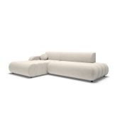 Wielka sofa rogowa w minimalistycznym stylu z funkcją spania BELARO 4